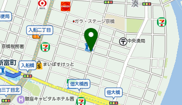パーキングメーター (東京都中央区入船周辺)の地図画像