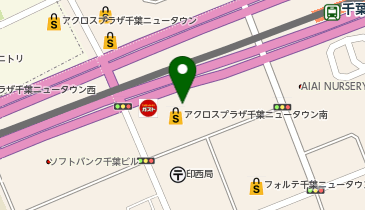 洋服の青山 千葉ニュータウン店の地図画像