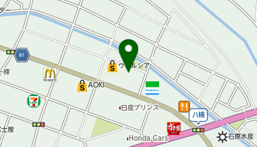 洋服の青山 焼津店の地図画像