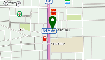 洋服の青山 延岡店の地図画像