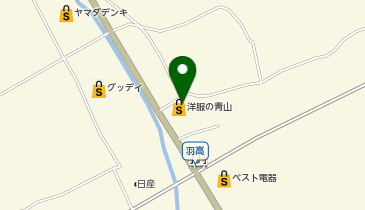 洋服の青山 直方店の地図画像