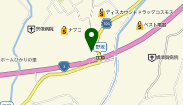 洋服の青山 宗像店の地図画像