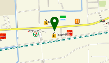 洋服の青山 岡山大安寺店の地図画像