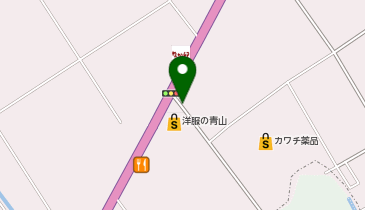 洋服の青山 吉田店の地図画像