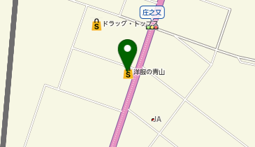 洋服の青山 六日町店の地図画像