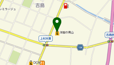 洋服の青山 魚津店の地図画像