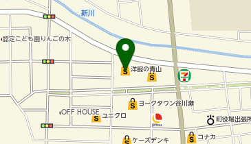 洋服の青山 いわき平店の地図画像