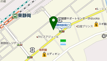 洋服の青山 東静岡駅前店の地図画像