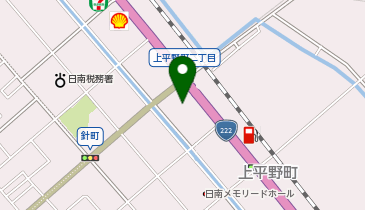 洋服の青山 日南店の地図画像