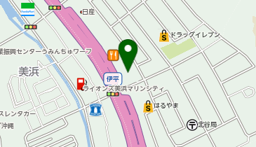 洋服の青山 北谷店の地図画像