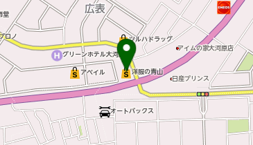 洋服の青山 大河原店の地図画像