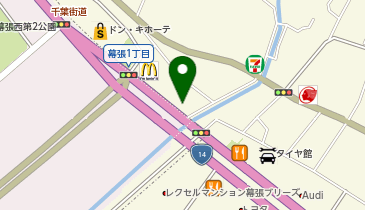 洋服の青山 幕張店の地図画像