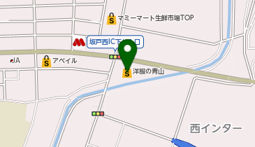 洋服の青山 坂戸にっさい店の地図画像