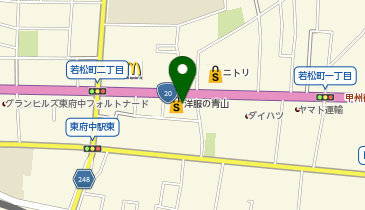 洋服の青山 東京府中店の地図画像