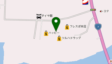 洋服の青山 フレスポ本荘店の地図画像