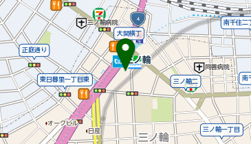 洋服の青山 台東三ノ輪駅前店の地図画像