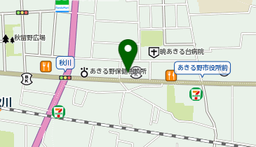 洋服の青山 秋川店の地図画像