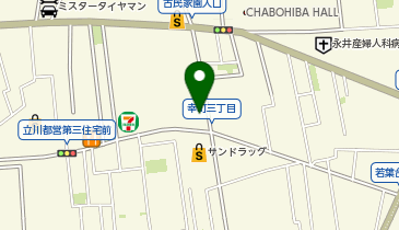 洋服の青山 立川幸町店の地図画像