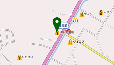 洋服の青山 村上店の地図画像