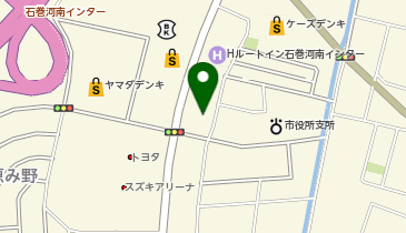 洋服の青山 石巻店の地図画像