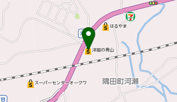 洋服の青山 和歌山橋本店の地図画像