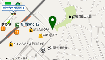 洋服の青山 川崎新百合ケ丘店の地図画像