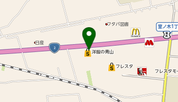 洋服の青山 岩国店の地図画像