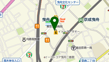 洋服の青山 イトーヨーカドー曳舟店の地図画像