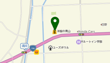 洋服の青山 宇部店の地図画像