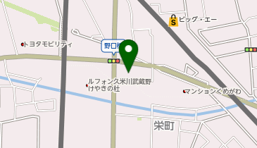 洋服の青山 東村山店の地図画像