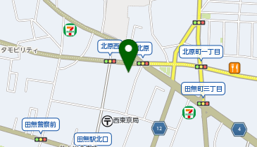 洋服の青山 田無店の地図画像