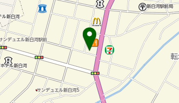 洋服の青山 白河店の地図画像