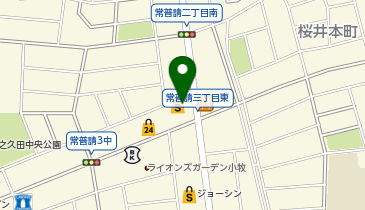 洋服の青山 小牧店の地図画像
