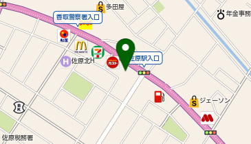 洋服の青山 佐原店の地図画像