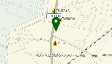 洋服の青山 朝霞三原店の地図画像