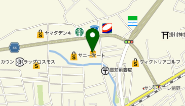 洋服の青山 高知あぞの総本店の地図画像