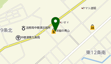 洋服の青山 中標津店の地図画像