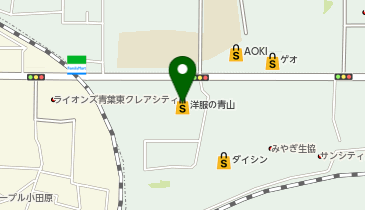 洋服の青山 仙台幸町店の地図画像