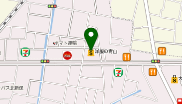 洋服の青山 岡山青江西店の地図画像