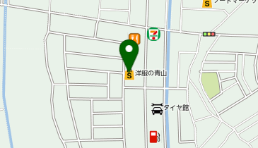 洋服の青山 真岡店の地図画像