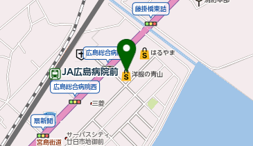 洋服の青山 廿日市地御前店の地図画像