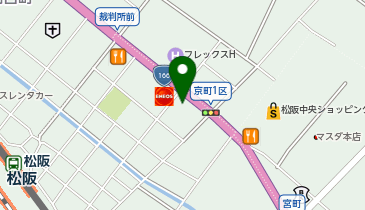 洋服の青山 松阪店の地図画像