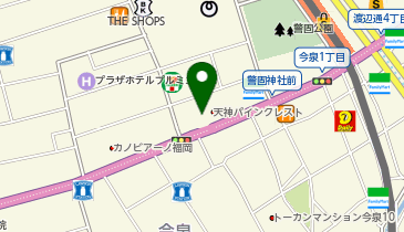 洋服の青山 天神国体道路店の地図画像