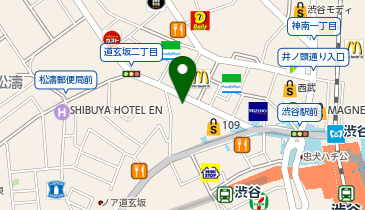 洋服の青山 渋谷文化村通り店の地図画像