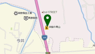 洋服の青山 松原店の地図画像