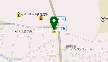 洋服の青山 伊丹昆陽店の地図画像