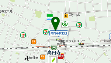AO+(アオヤマプラス) 高円寺北口店の地図画像