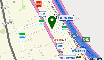 洋服の青山 横浜新杉田店の地図画像