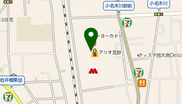 洋服の青山 アリオ北砂店の地図画像
