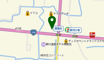 洋服の青山 柳川店の地図画像